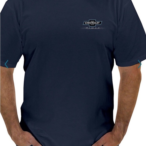 Newport blue Chevrolet nomad tri-five car graphic tee shirt size medium M NWT - Picture 4 of 14